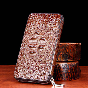 <span class=keywords><strong>Portafoglio</strong></span> Lungo in Vera Pelle di Vacchetta <span class=keywords><strong>con</strong></span> Stampa Coccodrillo per <span class=keywords><strong>Uomo</strong></span>, Borsa a Mano <span class=keywords><strong>con</strong></span> <span class=keywords><strong>Cerniera</strong></span>, Elegante Pochette <span class=keywords><strong>da</strong></span> <span class=keywords><strong>Uomo</strong></span> per Affari - Product Image 4