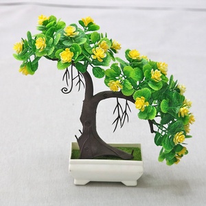 Décoratif Artificiel En Pot Plante Fleur Rose Promotionnel Boîte De Mariage En Céramique Style <span class=keywords><strong>Tissu</strong></span> Emballage Pièce Bonsaï Jardin Couleur - Product Image 5