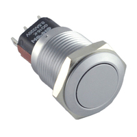 ONPOW GQ16-KF-11/J/C 16mm push button switch, en acier inoxydable, IP65
