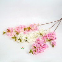 24SS-007 bunga sakura kualitas tinggi penjualan laris dekorasi pernikahan cabang bunga sakura buatan dekorasi acara