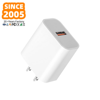 Adaptateur de chargeur mural USB 5V 2.1A EU US directement de l'usine, chargeur rapide pour téléphone portable 10W QC1.0 Protection OCP/OTP/OVP