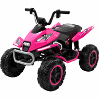 Quad électrique pour enfants de 5 à 13 ans, 12V, double moteur, batterie, unisexe, quatre roues