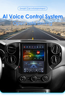 CARUPEZ 9.7 pouces Android GPS DSP autoradio pour Tiguan 1NF 2007-2016 Vertical Tesla Style Navigation 8 cœurs pour lecteur