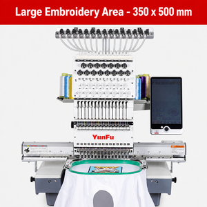 Máquina de Bordar Computarizada de Alta Velocidad YunFu de 15 Agujas, Envío desde Almacén en EE. UU., Entrega a Domicilio o Recogida en Tienda - Product Image 2