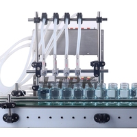 LT-F3000CW semi-automatique mini 4 buses embouteillage verre bouteille pet liquide huile d'olive jus boîtes de conserve machine de remplissage petite