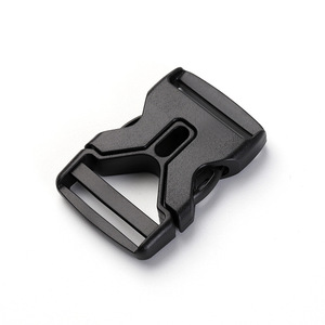 Auto Lock Plastic Buckle 25mm <b>Black</b> For <b>Backpacks</b> Belts <b>School</b> Bags Adjustable Helmet Safety Fasteners - Product Image 1
