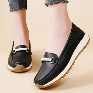 Zapatos Planos de Moda 2025 para Mujer, Talla Grande, Cómodos, con Plantilla de PU, Antideslizantes, con Suela Suave para Mamás - Product Image 3