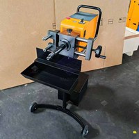 Machine à tournage de disques de frein horizontaux pour la réparation automobile avec un diamètre maximal de 400 mm, moteur 450/750 W, précision de 0,003 mm