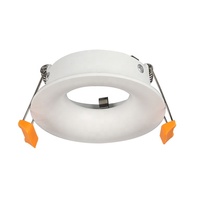 Encastré Gu10 Round Led Downlight Fixation Housing Cover Anti Glare Fixe Angle Spot Light Frame Cut Out 75mm RF8