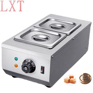 Machine à fondre le fromage au <span class=keywords><strong>chocolat</strong></span> électrique Chauffe-eau commercial double marmite fontaine chaudière plongeant cylindre fondeur chauffe-<span class=keywords><strong>casserole</strong></span> - Product Image 1