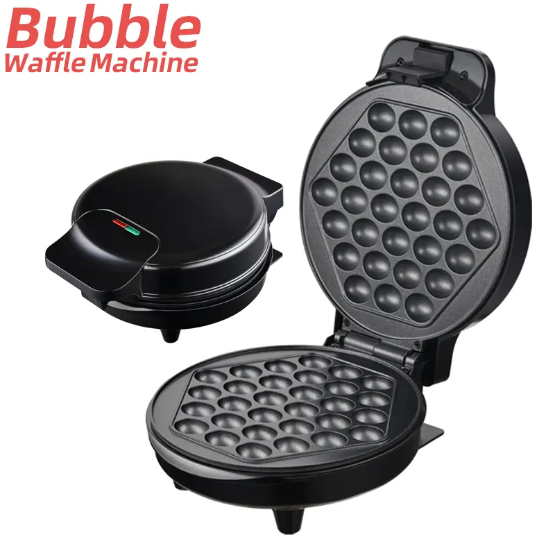 Valentinstag Geschenk HongKong Egg Bubble Waffle Maker für ETL CE GS 5 Herzförmige runde belgische Egg Waffle Maker mit Antihaft