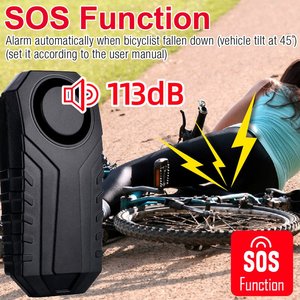 Sistema de Alarma Inalámbrico a Prueba de Agua para Bicicleta, Control Remoto, Sensor de Seguridad Antirrobo, 7 Niveles de Sensibilidad - Product Image 2