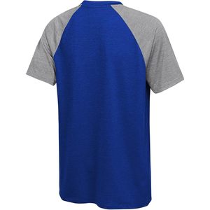 T-shirt d'entraînement pour jeunes Bills Youth Combine Performance, gris royal, col rond, évacuation de l'humidité - Product Image 3