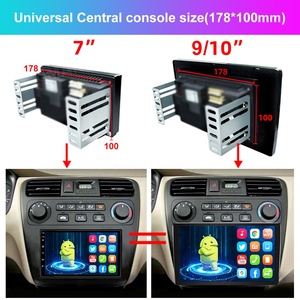 Autoradio Android 9.1 avec écran tactile capacitif 2 DIN de 10 pouces pour <span class=keywords><strong>lecteur</strong></span> <span class=keywords><strong>DVD</strong></span> avec GPS BT WIFI - Universel - 2 Go de RAM DSP et fonctions RVB - Product Image 2
