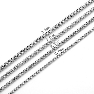 Chaînes à maillons en acier inoxydable 316 pour la fabrication de bijoux, collier en or pour hommes et femmes, fournisseur d'usine - Product Image 3