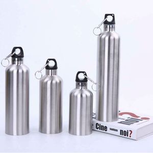 Stainless Steel Vacuum Insulated Water Bottle Double Wall Thermal <b>Flask</b> With Carabiner For Outdoor Camping Travel - Product Image 4