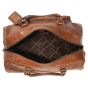 Personalized Leather Weekender Men Women Unisex Travel Carryon Custom Bag Large Capacity