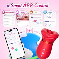 Saugvibrator mit Zungenstimulation, Weiblicher Oral-Klitoris-Nippel-Stimulator, APP-gesteuertes Vibrierendes Vakuum-Sexspielzeug für Paare