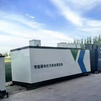 Station d'épuration modulaire MBR NQ-1 20m³/H avec système PLC 220V pour les eaux usées des grands complexes hôteliers