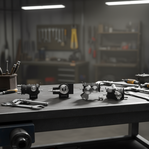 Dispositif de division universel Fervi avec mandrin, contre-pointe et disques de division - Product Image 3