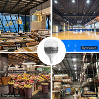 Ampoule LED à économie d'énergie haute puissance E27 B22 50w 80w 100w 150w AC85V -265V pour l'éclairage des ateliers et usines