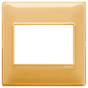 Vimar Placca 3M BS Reflex Ambra 14.5x9.5x0.9 Cm Accessoire de câblage - Product Image 1