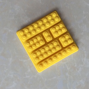 TangChu en Stock, Moldes de Silicona para Cubitos de Chocolate con Forma de Bloques de Construcción, para Niños, Creativos, para Hacer Comida, Aptos para Horno - Product Image 4