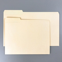 Venta al por mayor tabs Design 100PCs tamaño carta 1/3 carpeta de archivos Manila