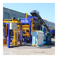 Máquina para Fabricar Bloques de Pavimento QT4-15S con Caja de Cambios Controlada por PLC y Presión Hidráulica para Plantas de Concreto de Escala Media, Certificación CE/ISO