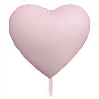 Ballons en forme de cœur rouges mats de 30 pouces pour la décoration d'anniversaire et de la Saint-Valentin