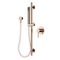 Meilleure vente OEM ODM de mitigeurs de douche à main en laiton sur rail brossé or salle de bain filigrane