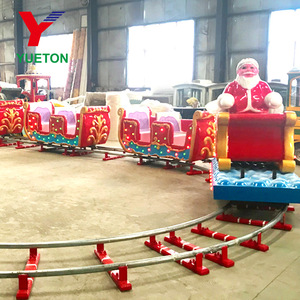 Offre Spéciale 14 passagers cadeau de <span class=keywords><strong>Noël</strong></span> <span class=keywords><strong>Train</strong></span> manèges enfants attraction <span class=keywords><strong>électrique</strong></span> parc d'attractions carnaval piste <span class=keywords><strong>Train</strong></span> à vendre - Product Image 3