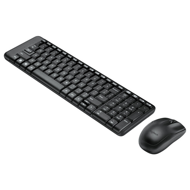 For MK220 Wireless Keyboard and Mouse Set Plug and Play Ergonomic Design Stock Available
