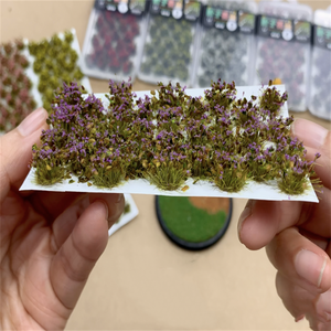 Modelo con hojas, grupos de flores, vegetació<span class=keywords><strong>n</strong></span> en <span class=keywords><strong>miniatura</strong></span>, mesa de arena, martillo de guerra, caja ciega, arquitectura de paisaje DIY - Product Image 4