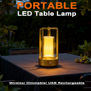 Đèn bàn không dây Senya-Pro thiết kế chữ thập Nhật Bản, công tắc cảm ứng, pin sạc USB 1800mAh, dùng cho quán bar, quán cà phê, khách sạn - Product Image 1