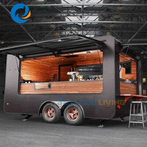 รถขายอาหารเคลื่อนที่บนถนนรถเข็นขายอาหารจานด่วนรถบรรทุกอาหารจานด่วนครัวกลางแจ้งพร้อมอุปกรณ์ทำอาหารสำหรับขาย - Product Image 2