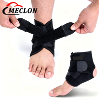 Attelle de cheville à compression pour basketball et football – Soutien professionnel anti-entorse, fixation respirante, protection de la cheville et du pied