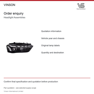 Conjunto de Faros Delanteros para Audi A4L 2013-2015 Configuración fotografiada - Product Image 6