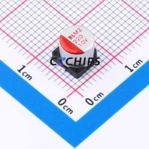 JBLM2221M010C058RTM 220UF 10V ตัวเก็บประจุแบบโซลิด SMD, ขนาด D6.3xL5.8 มม. 20% 2.65A100KHz - Product Image 1