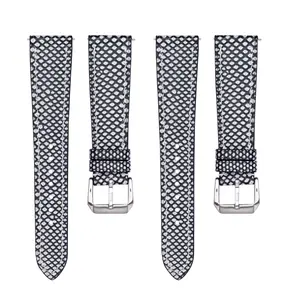 表带卡隆蛇条纹表带织物表带从越南制造商批量出口
