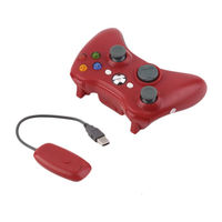 Manette sans fil 2,4 G pour Xbox 360, manette de jeu pour Xbox 360, joystick, manette