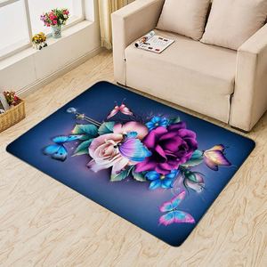 לוגו מותג יוקרתי 3pcs חדר אמבטיה סופג שטיחים אמבטיה ללא החלקה שטיחים עם כיור ומחצלות רצפה מעצב קולקציה - Product Image 3