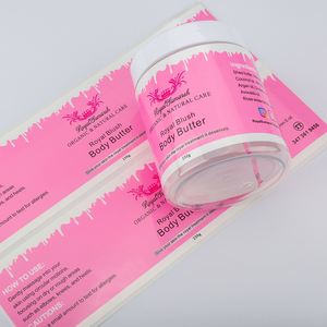Autocollants personnalisés avec logo privé, écologiques, durables, pour emballages cosmétiques, étiquettes adhésives imperméables pour bouteilles, pots de beurre corporel - Product Image 3
