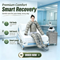 Masseur pneumatique professionnel pour les jambes, dispositif de compression d'air pour la récupération, bottes de massage pour le drainage lymphatique et la circulation