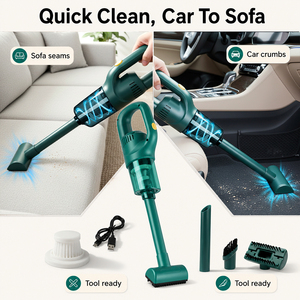 Aspiradora Inalámbrica para Auto, Recargable por USB, de Mano, Envío Directo desde Polonia, Funcionamiento Silencioso - Product Image 3