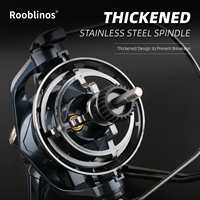 Moulinets de pêche spinning NGK4 DLA 6+1BB grande capacité 8000-14000, résistance maximale 20KG, 7 roulements, système anti-retour, pour la pêche en surfcasting, en rivière profonde ou en lac