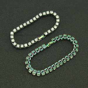 New Accessories, Hip Hop Single Row <b>Bracelet</b> <b>Bracelet</b>, Men's Fashion Jewelry - Product Image 3
