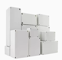 Boîtier de jonction étanche IP67 en plastique ABS, boîtier électrique extérieur résistant aux intempéries, peint, avec couvercle à vis