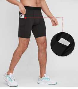 Mayyoung Tùy Chỉnh Người Đàn Ông Nén Xà Cạp Thể Thao Chạy Và Tập Luyện Quần Short Cho Nam Giới - Product Image 5