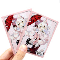 Protège-cartes en plastique PP pour impression artistique, TCG, Yugioh, Anime, jeux de cartes à collectionner, jeux de société, protection de deck, cartes imprimées